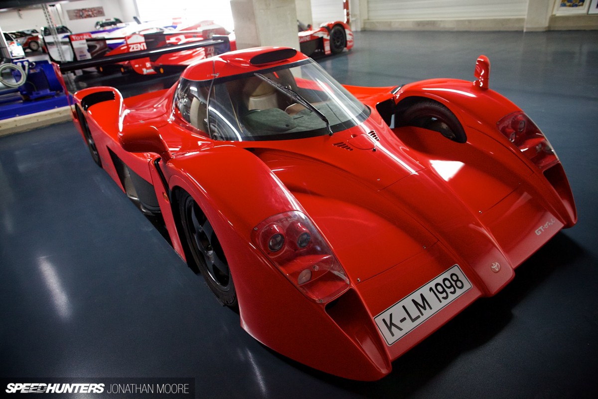 The Toyota Motorsports Group museum at their headquarters in Cologne, located in one of the wind tunnel buildings from their Formula 1 programme
