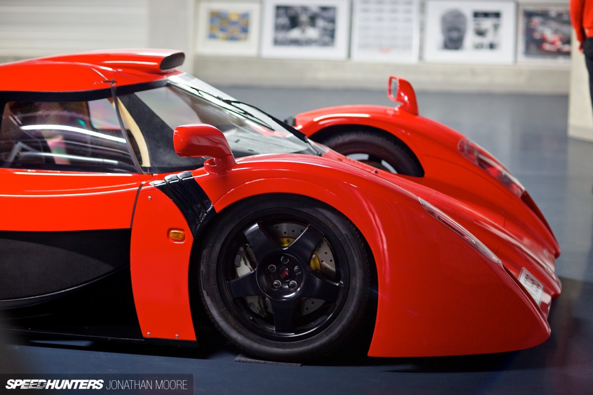 The Toyota Motorsports Group museum at their headquarters in Cologne, located in one of the wind tunnel buildings from their Formula 1 programme