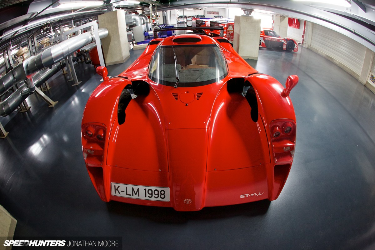 The Toyota Motorsports Group museum at their headquarters in Cologne, located in one of the wind tunnel buildings from their Formula 1 programme