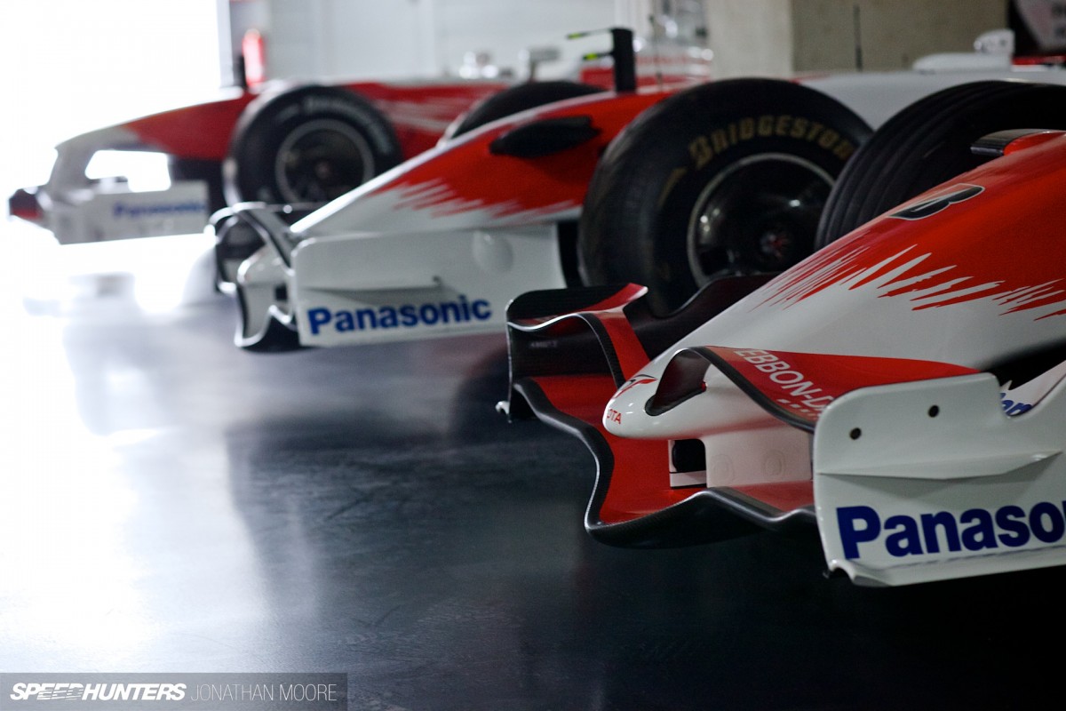 The Toyota Motorsports Group museum at their headquarters in Cologne, located in one of the wind tunnel buildings from their Formula 1 programme
