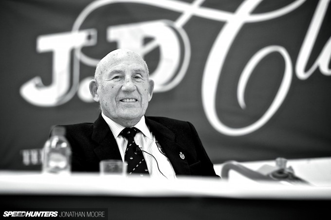 Breakfast with Sir Stirling Moss, held at JD Classics in Maldon, Essex