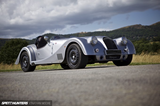 Photo shoot of the 2014 Morgan Plus 8 Centenary Speedster in and around the Malvern Hills