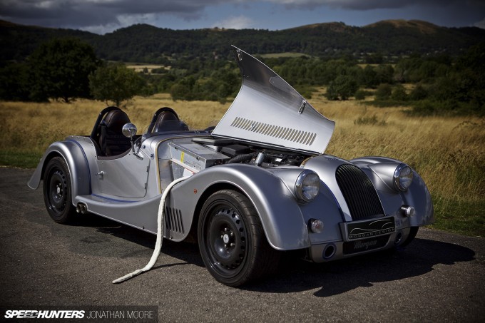 Photo shoot of the 2014 Morgan Plus 8 Centenary Speedster in and around the Malvern Hills