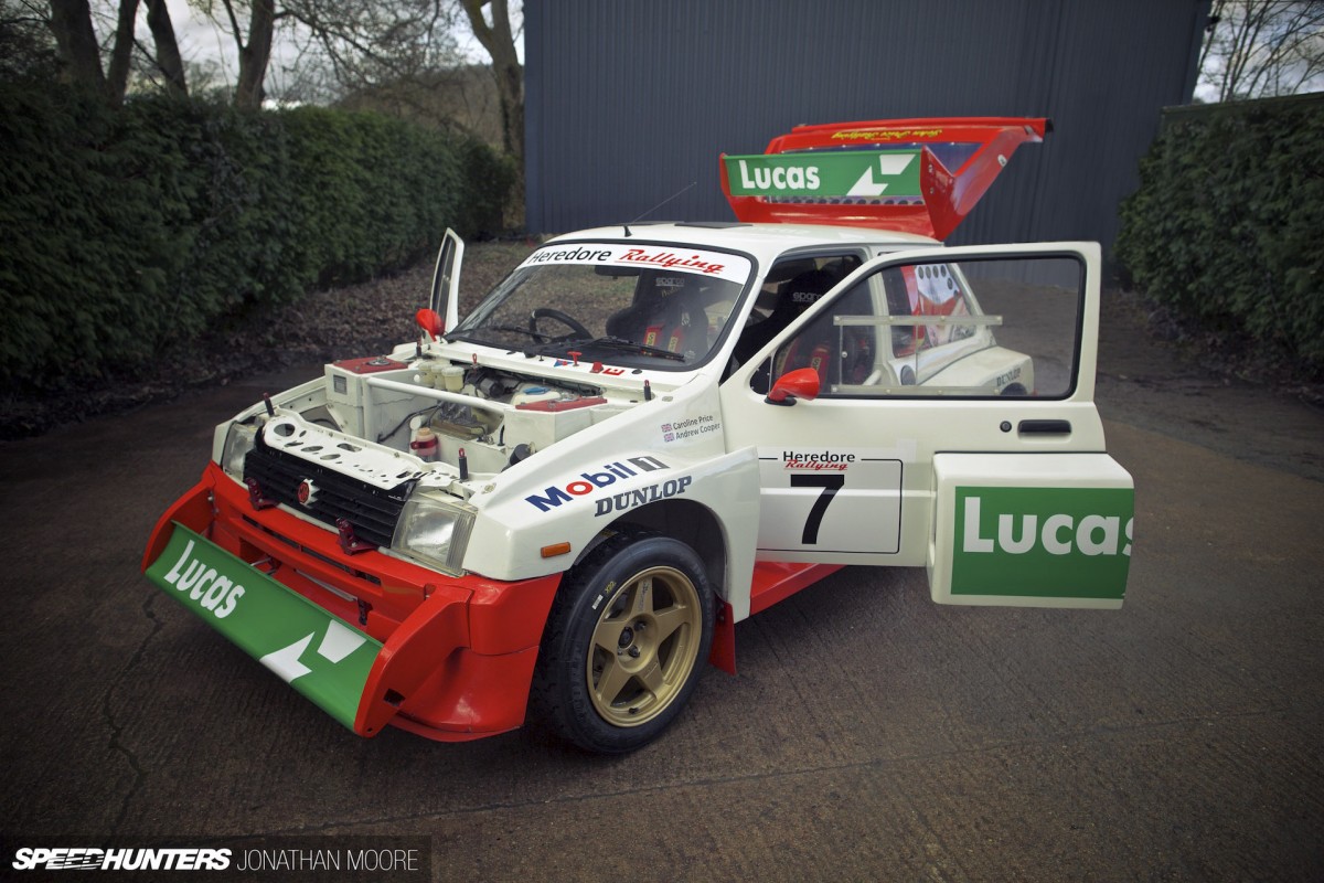 Andrew Cooper's Metro 6R4, prepared by John Price Racing