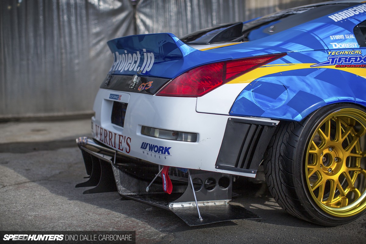 battle aero 350z overfenders