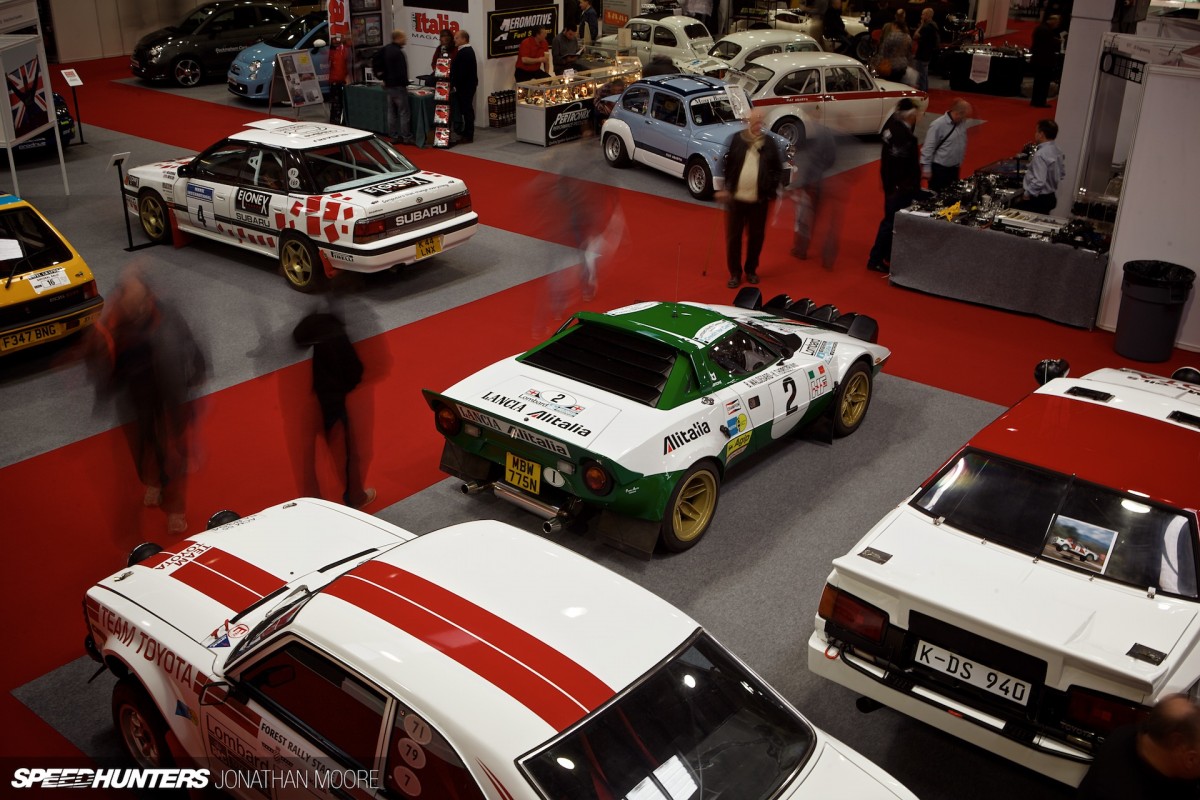 Speeding Past At Race Retro