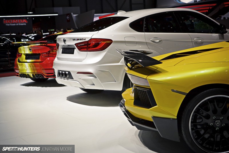 The 85th Geneva Salon International de l'Auto motor show, held at