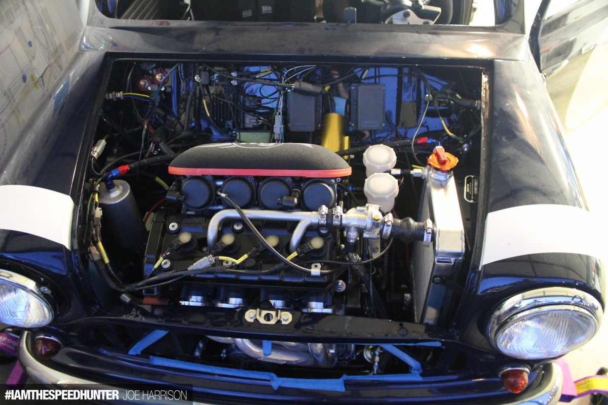 mini with bike engine