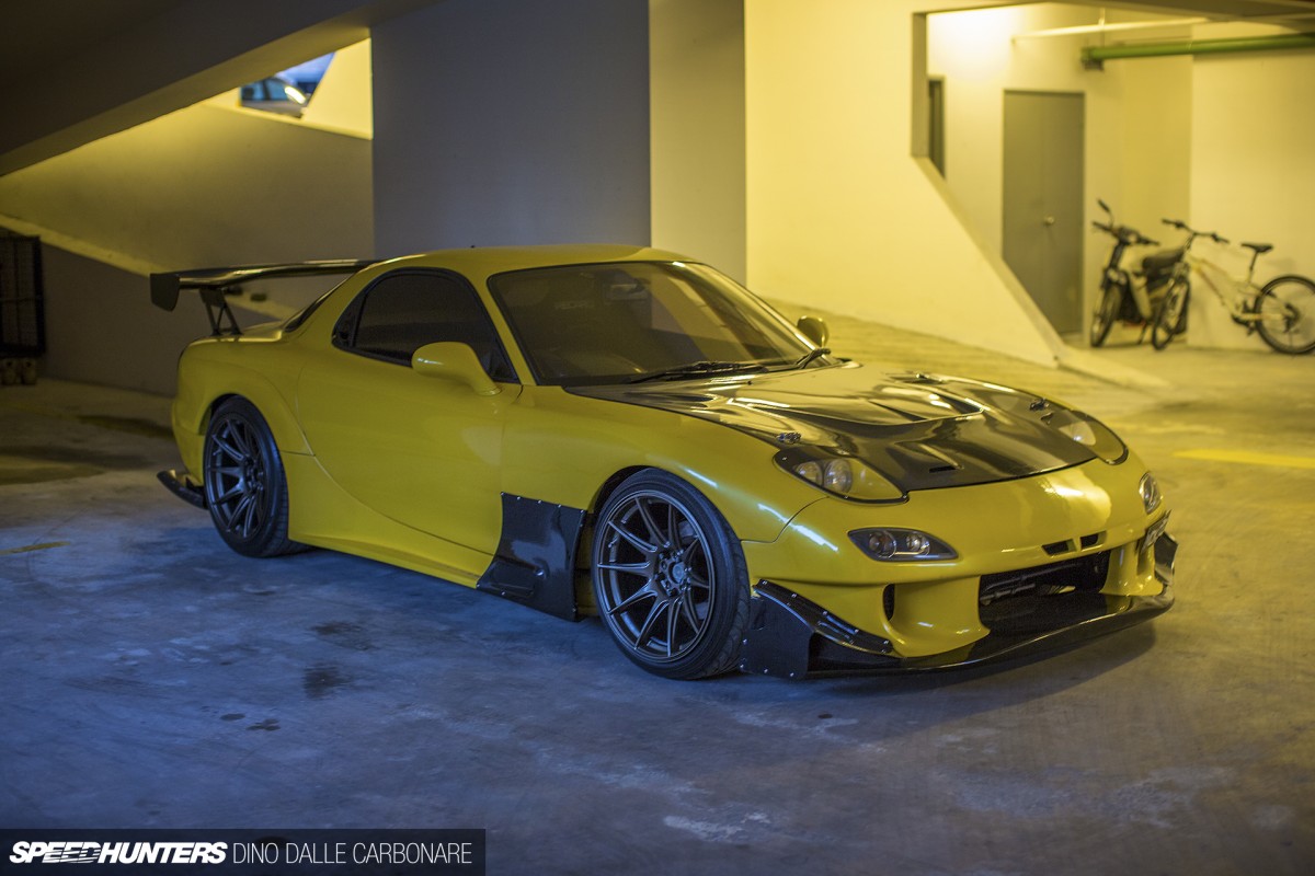 Another yellow RX-7 - this time an FD3S dressed up in RE Amemiya’s finest a...