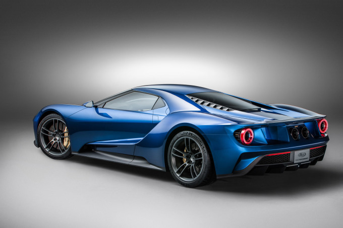 All-New Ford GT RL, 3/4 Rear, January 2015