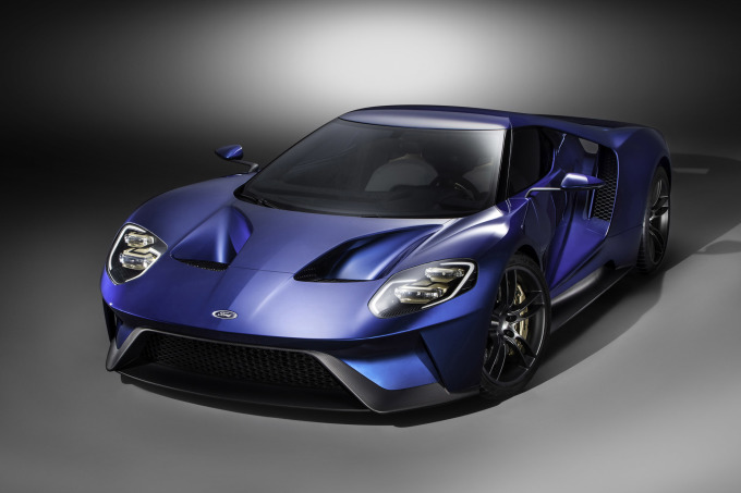 All-New Ford GT RL, 3/4 Front, January 2015