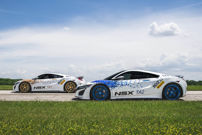 Acura NSX Time Attack 1 and 2 Vehicles