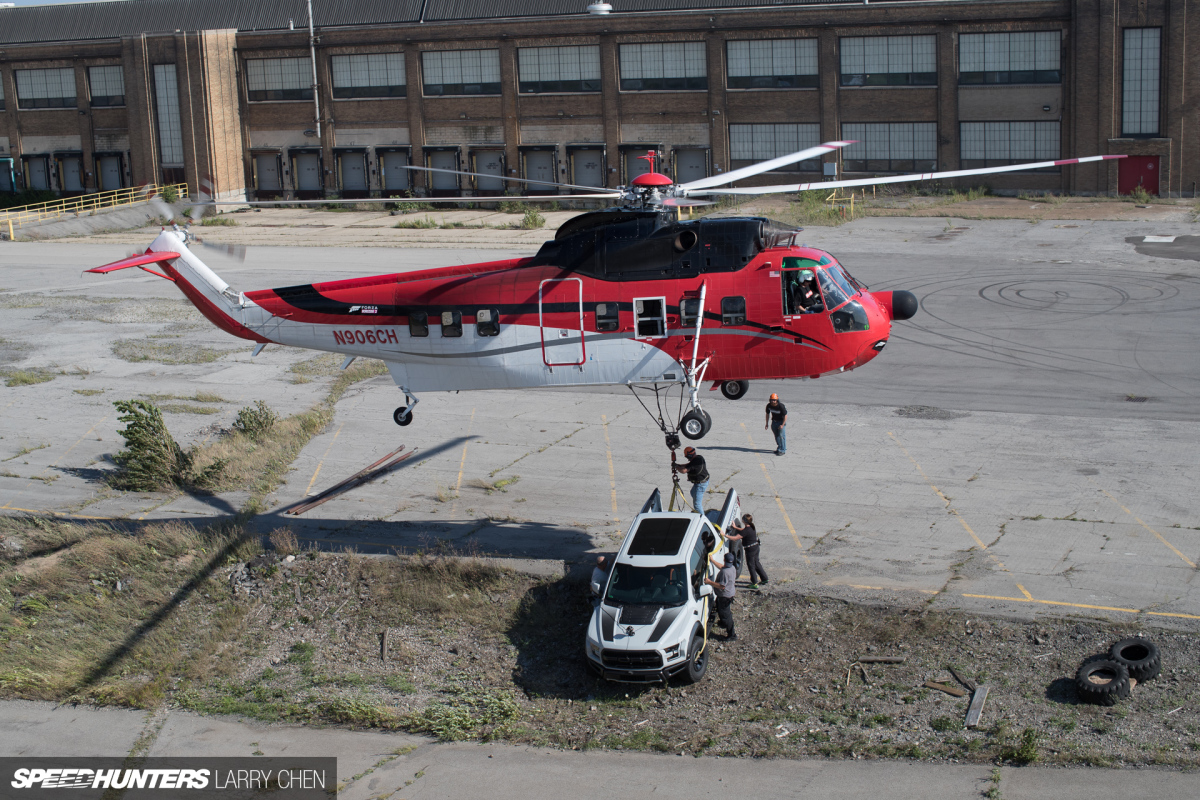 Ken Block takes on trains, helicopters and drawbridges in new