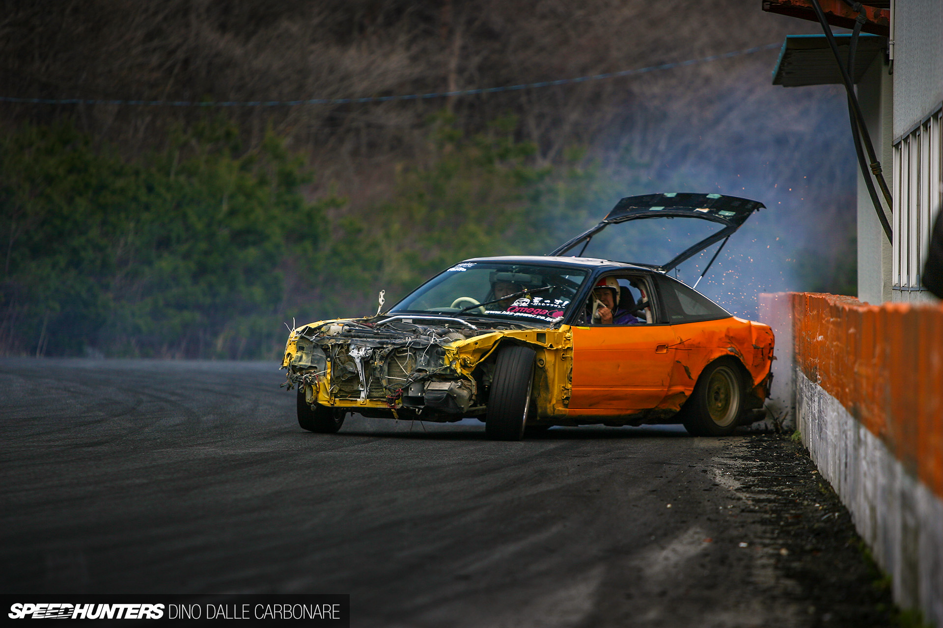 Watch This Formula Drift Toyota Supra Slay an Urban City Lot