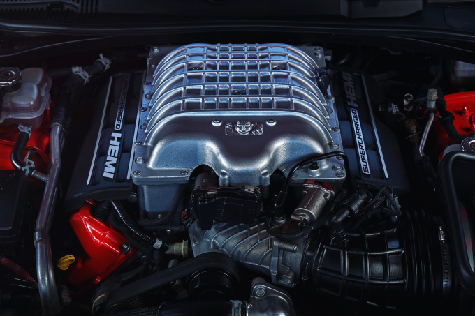 The 2018 Dodge Challenger SRT Demon’s 6.2-liter supercharged H