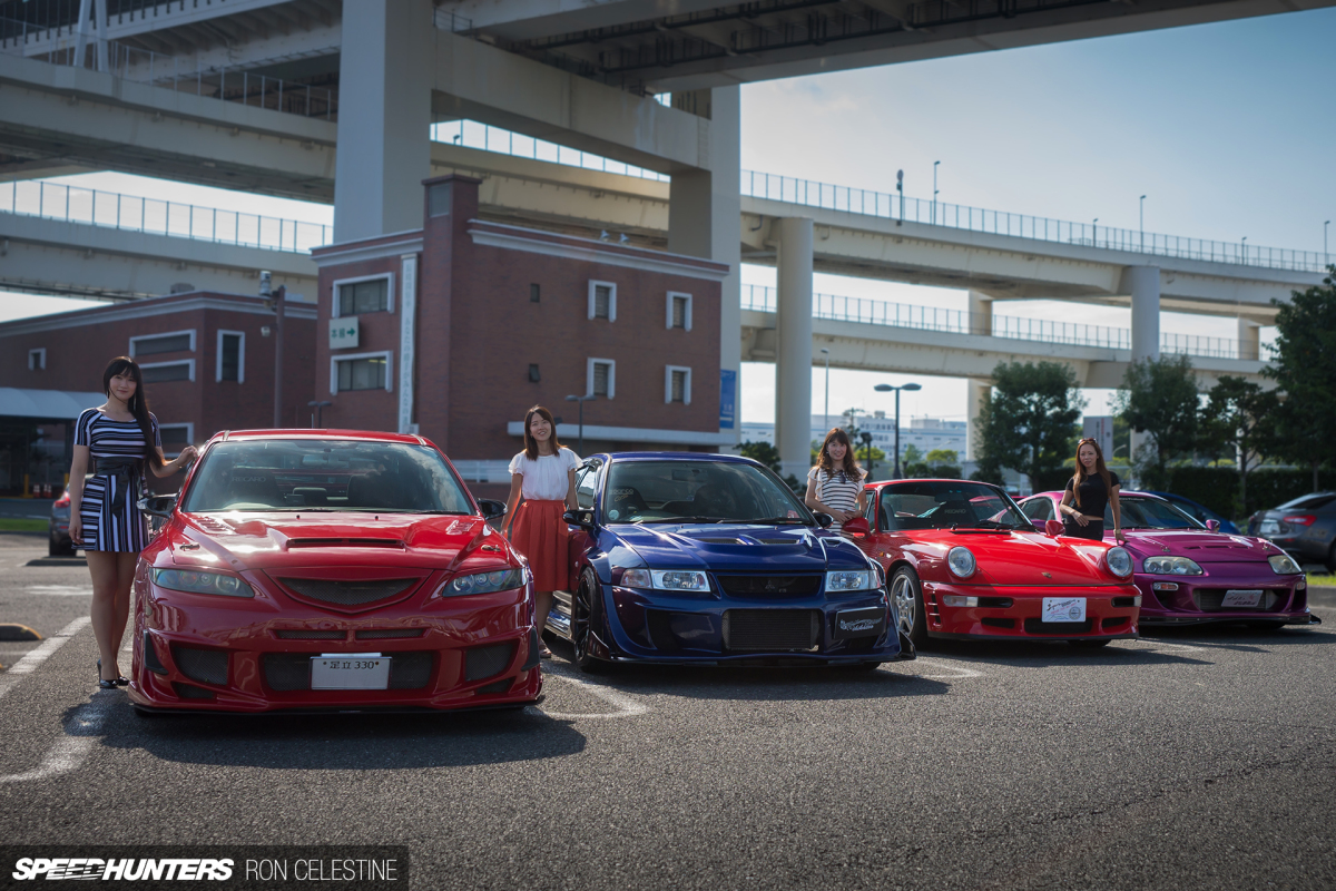 Meeting The Tokyo Girls Car Collection Group