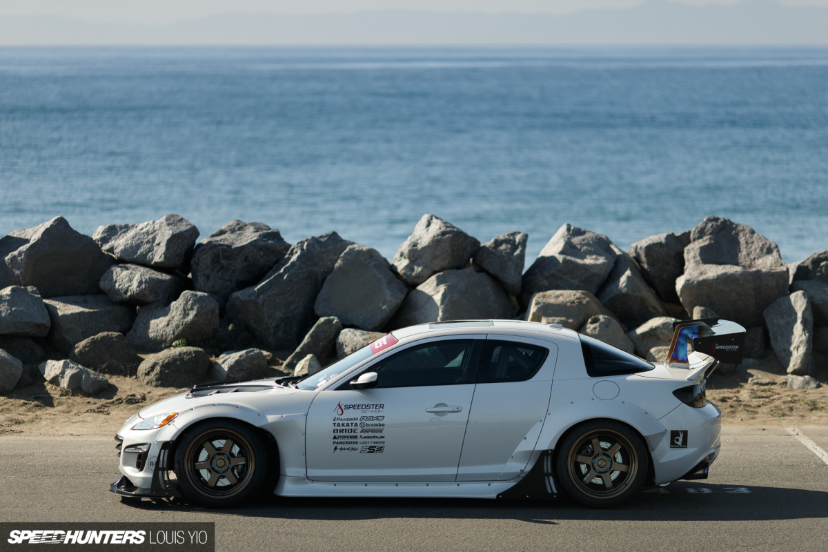 mazda rx8 modified white