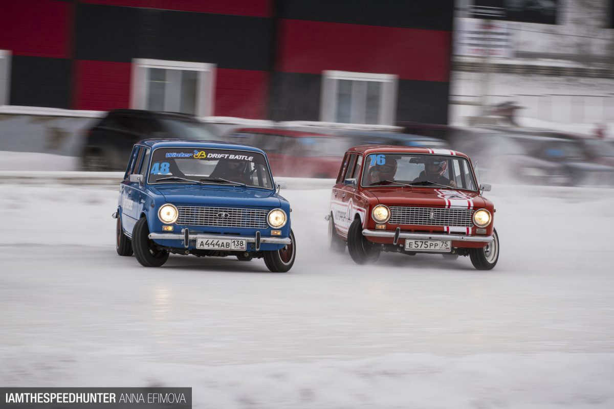 Lada Russian Car Drift