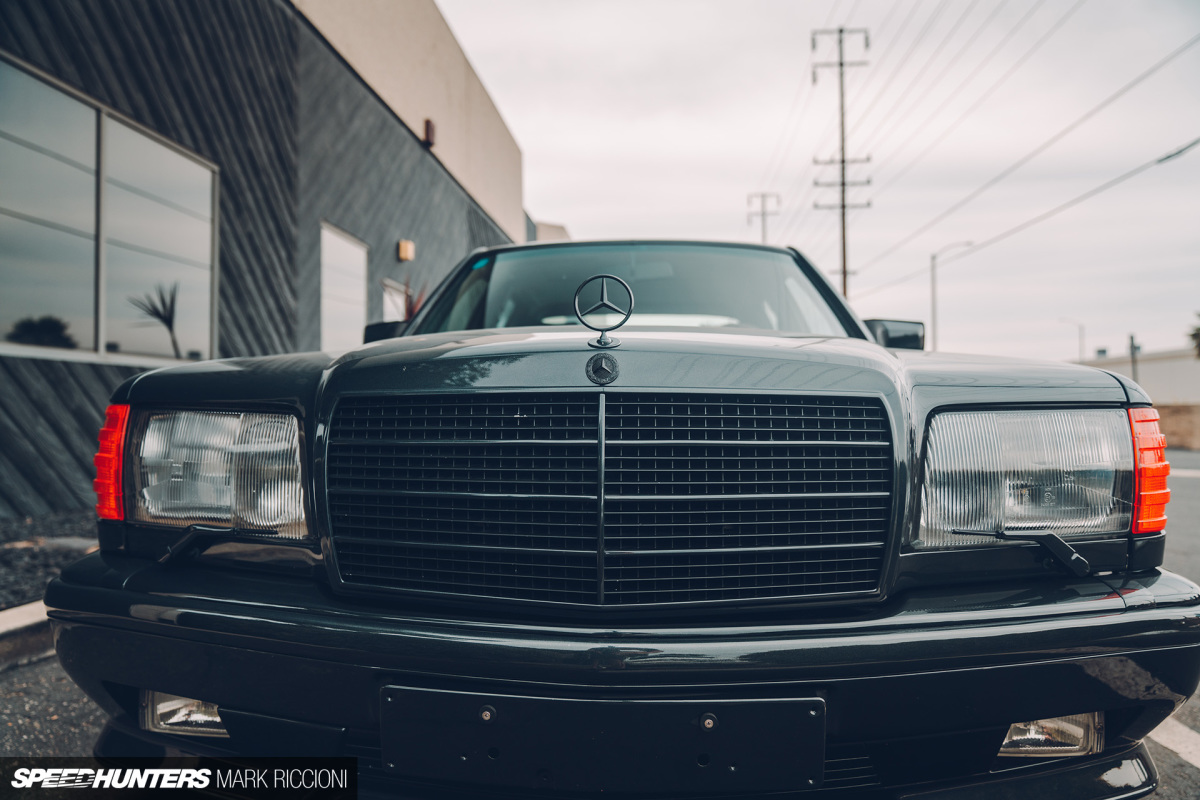 Hammering Out The Truth: Crooks & Castles' 560 SEL AMG - Speedhunters