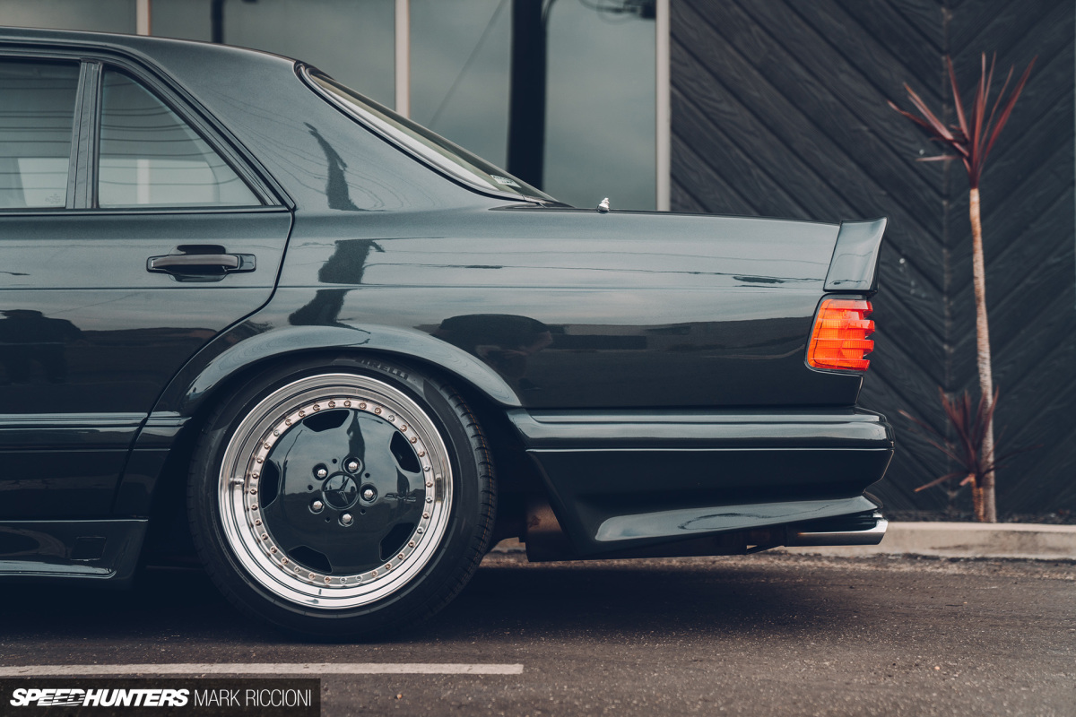 Hammering Out The Truth: Crooks & Castles' 560 SEL AMG - Speedhunters