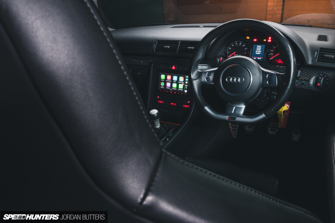 Project RS4 Kenwood CarPlay SPeedhunters by Jordan Butters--3