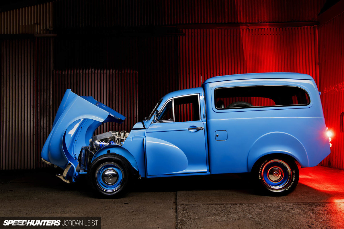 morris minor flip front