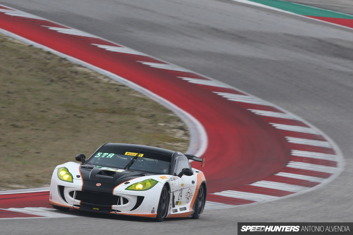 Ginetta GT4 Drew Staveley Blancpain GT Challenge COTA