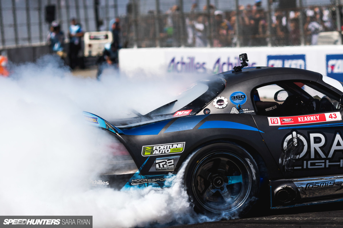 Sunburn, Smoky Eyes & My First Formula Drift Media Vest