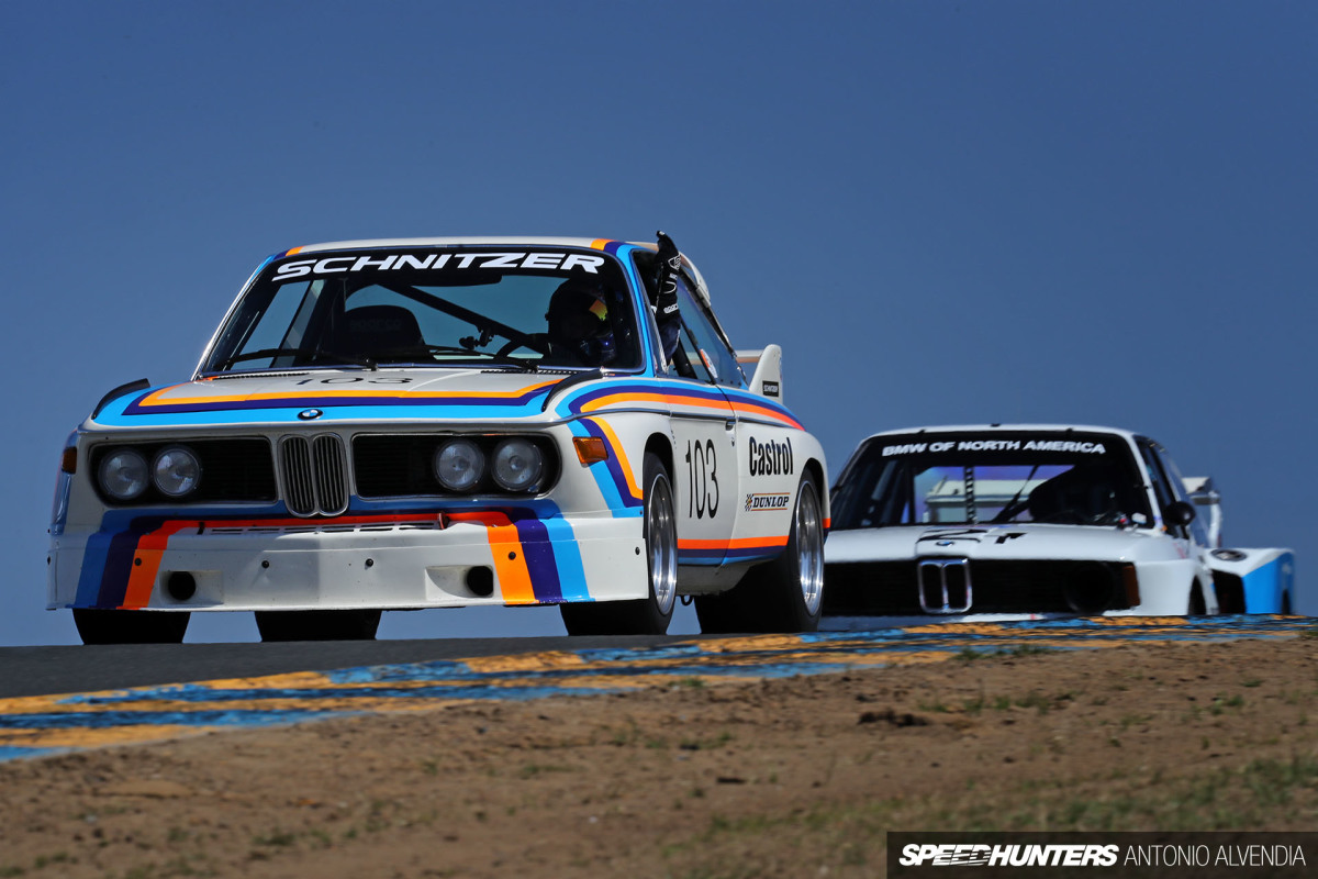 Sonoma Speed Festival BMW E9 Schnitzer Batmobile E21 320 turbo