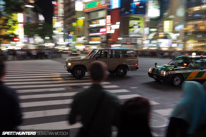Toyota LandCruiser HJ61 Shibuya Crossing Tokyo Japan by Sebastian Motsch