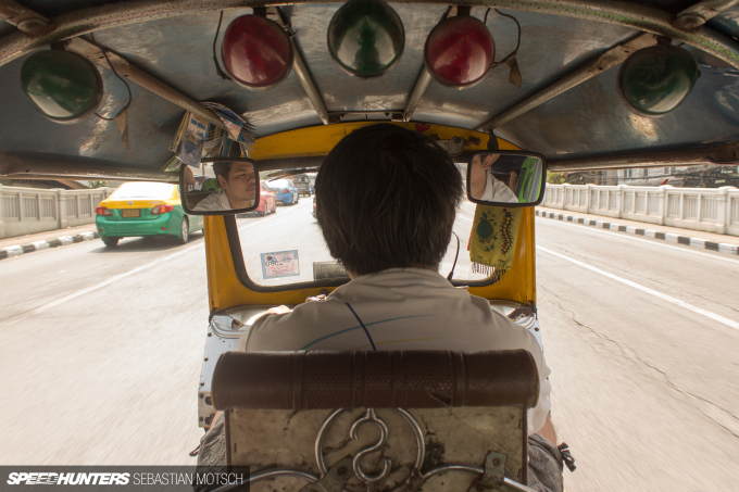 Tu-tuk Driver in Bangkok Thailand by Sebastian Motsch