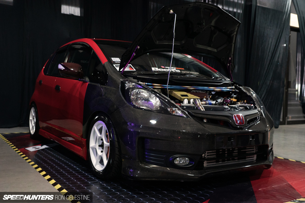 Speedhunters_RonCelestine_BlackAutoBattle_Honda_Fit_1