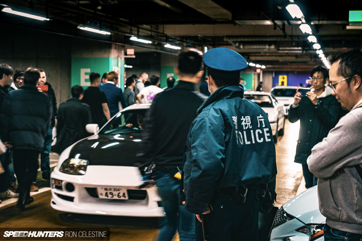 Speedhunters_RonCelestine_UndergroundMeet_Shibuya_Police