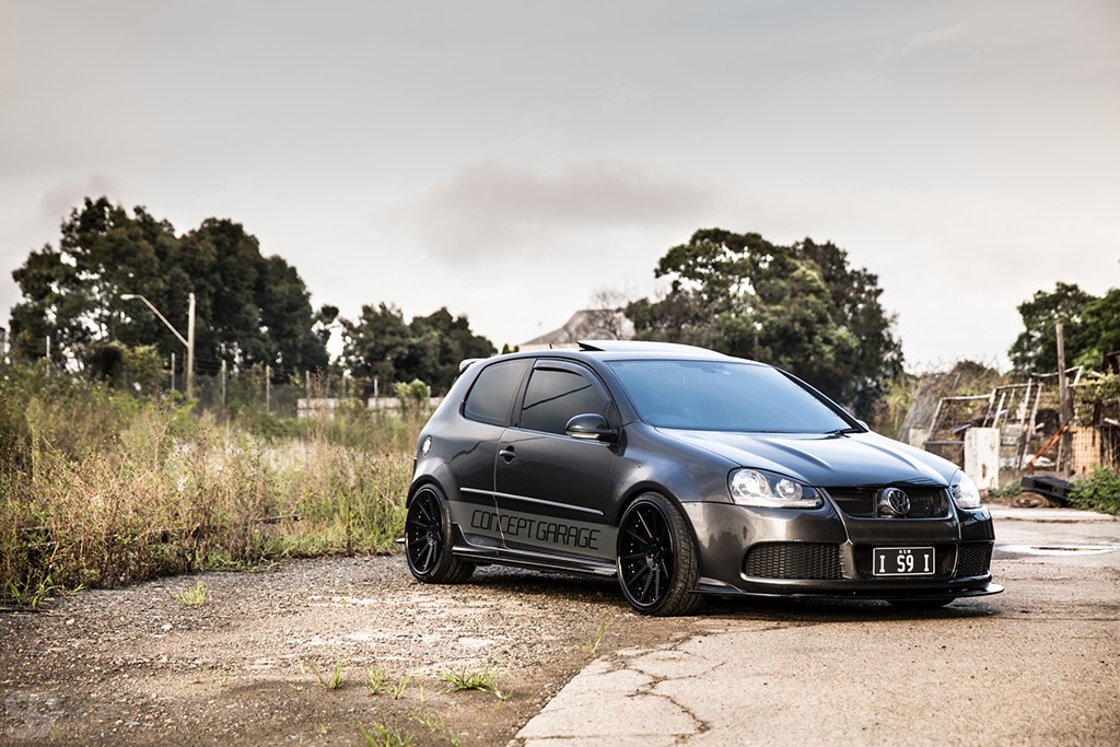 volkswagen golf r32 modified