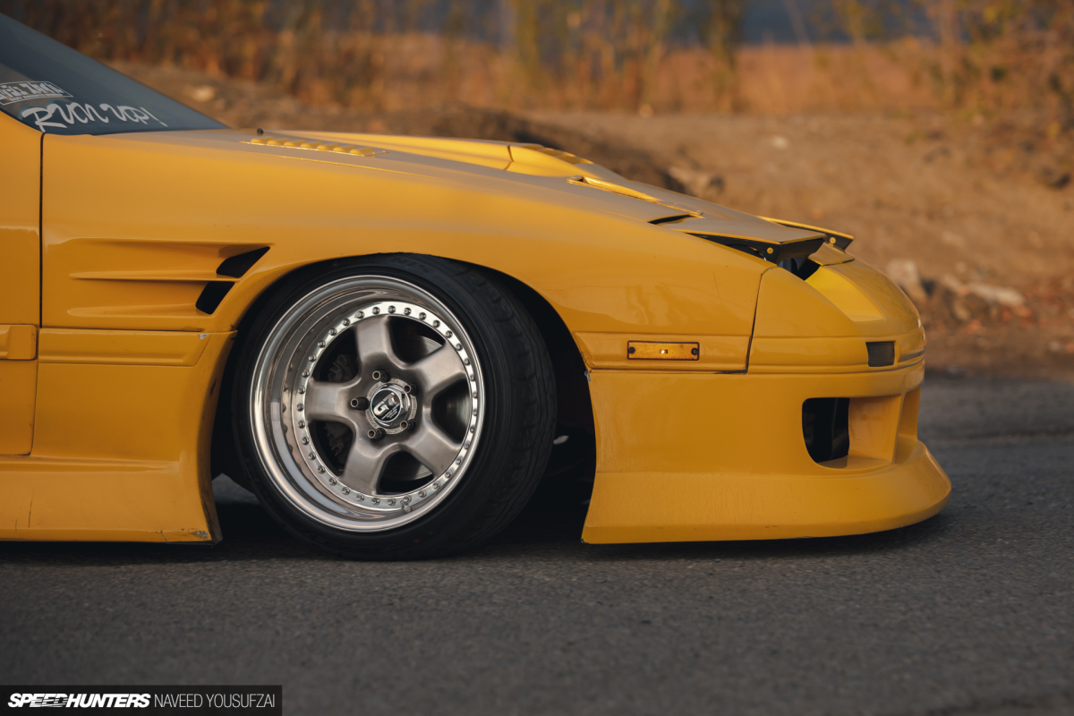 Drift Games - Josh's FC RX-7 looking particularly yellow