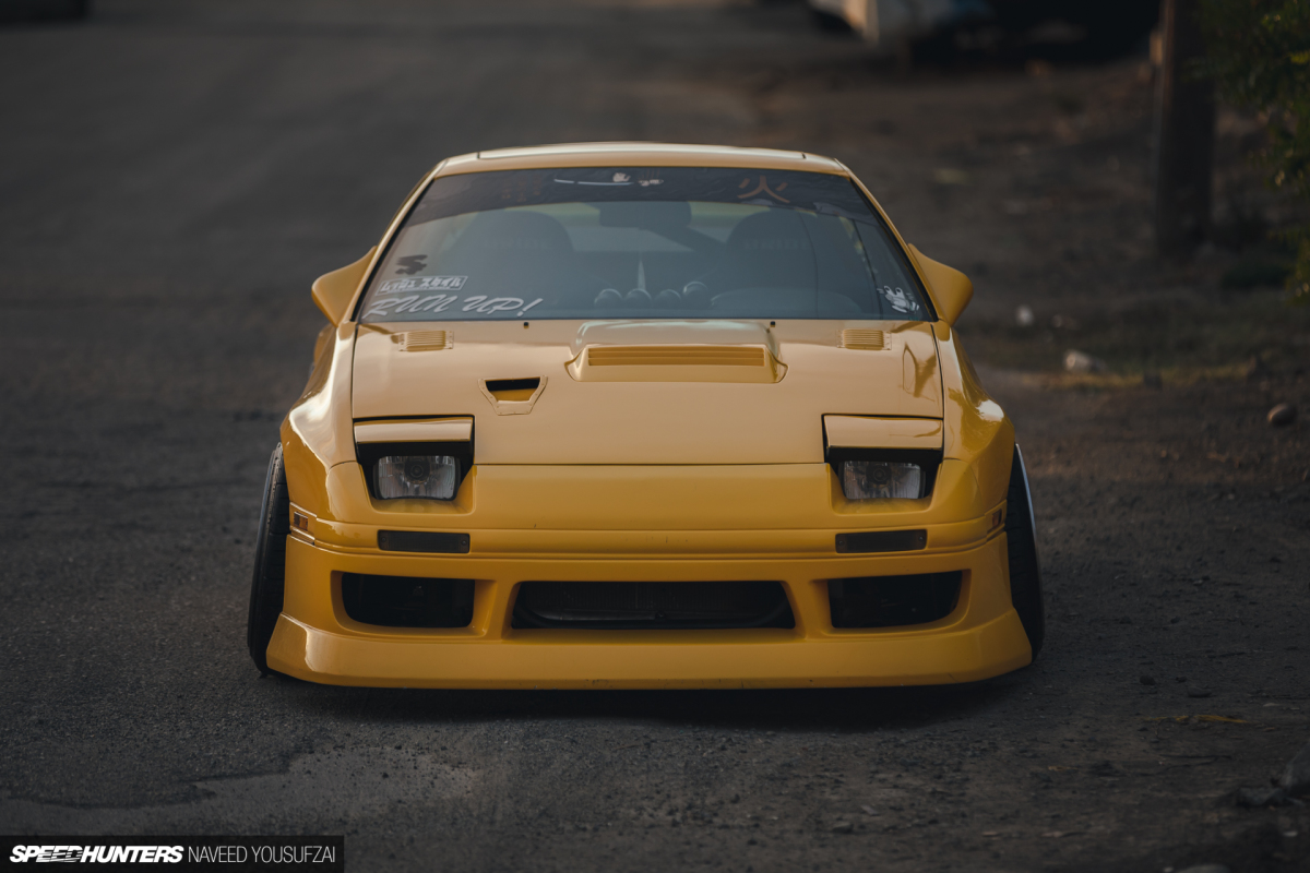 Drift Games - Josh's FC RX-7 looking particularly yellow