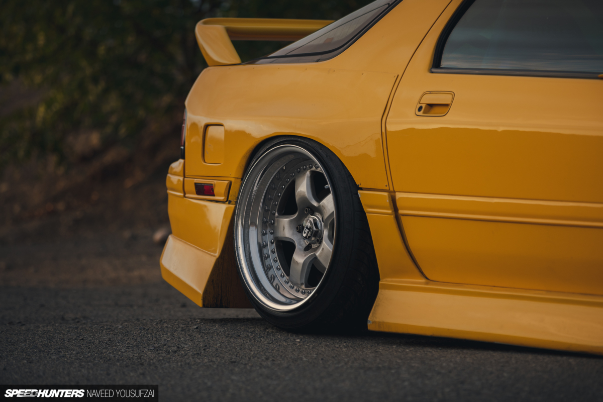 Drift Games - Josh's FC RX-7 looking particularly yellow