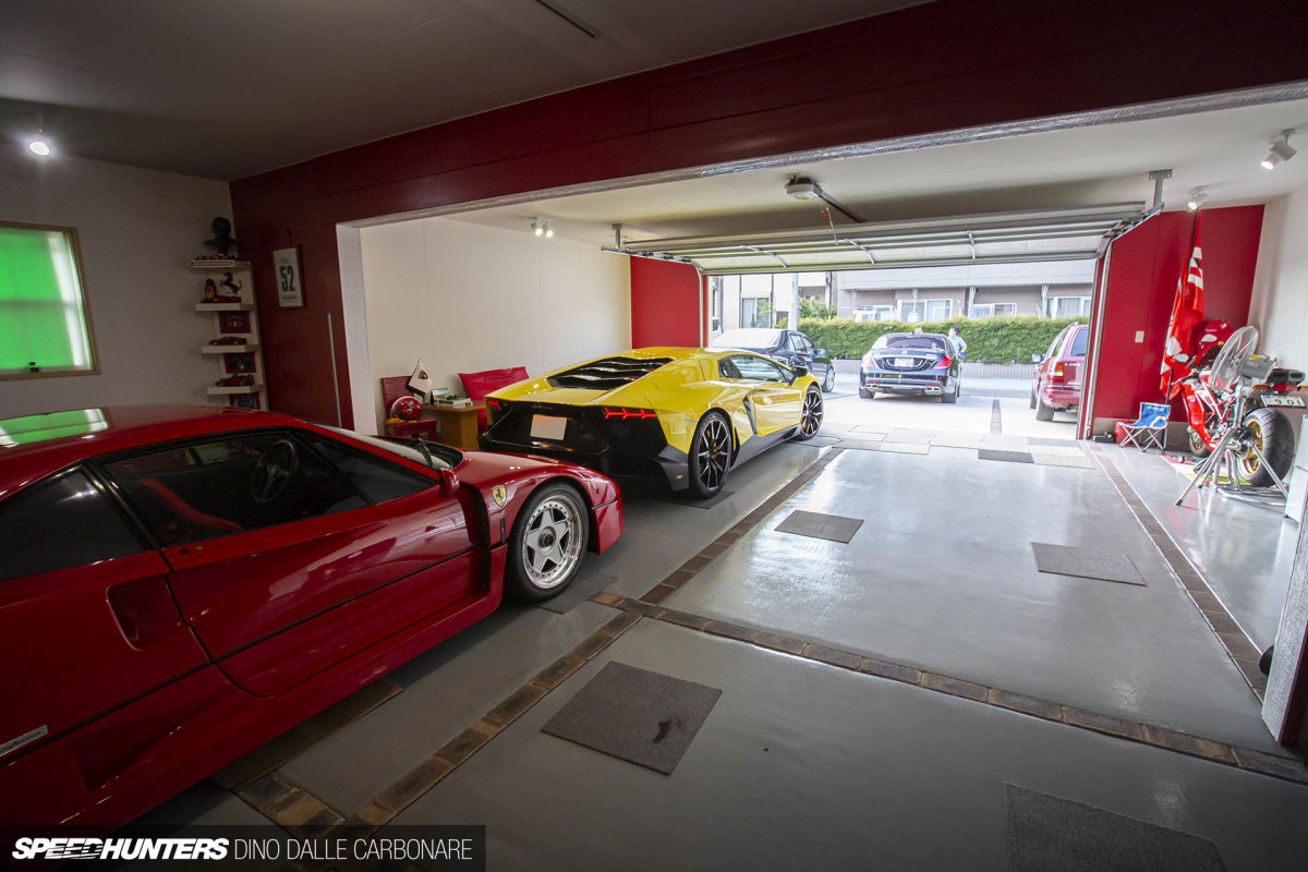 This Japanese garage is a veritable minefield of Lamborghinis City