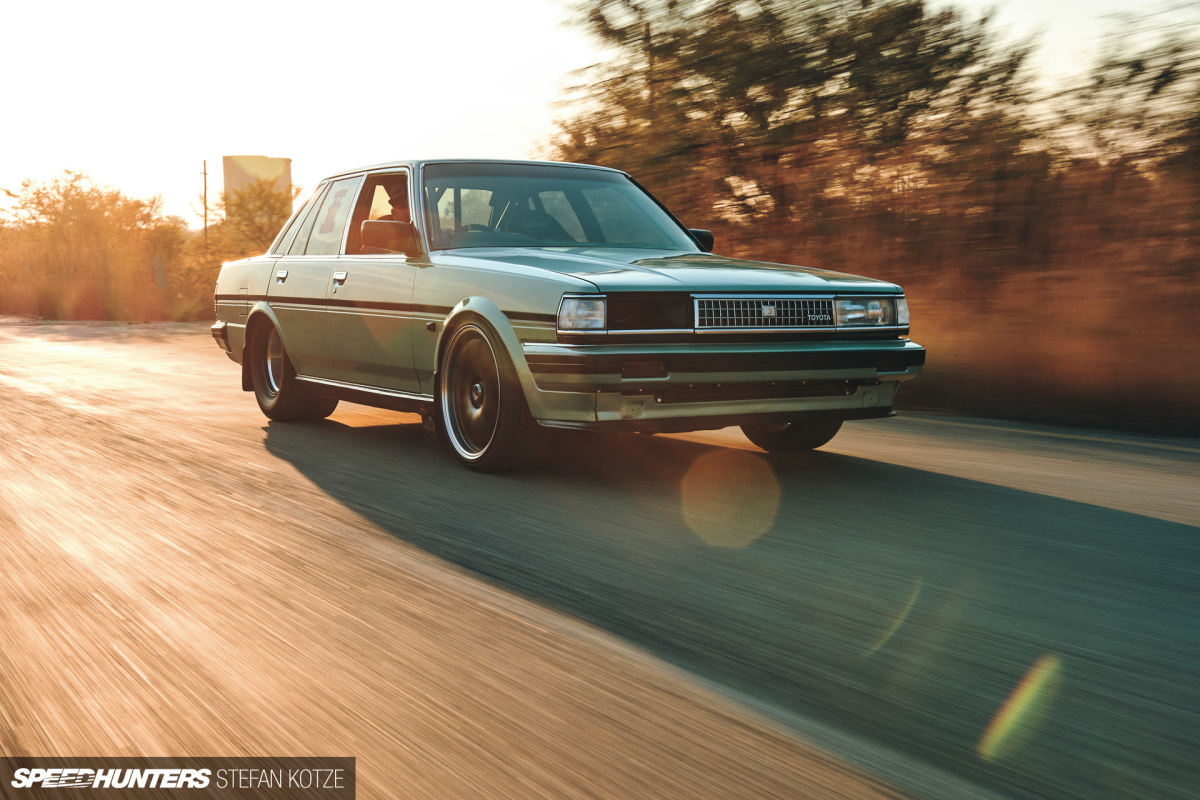 Toyota Cressida x30 stance Orange