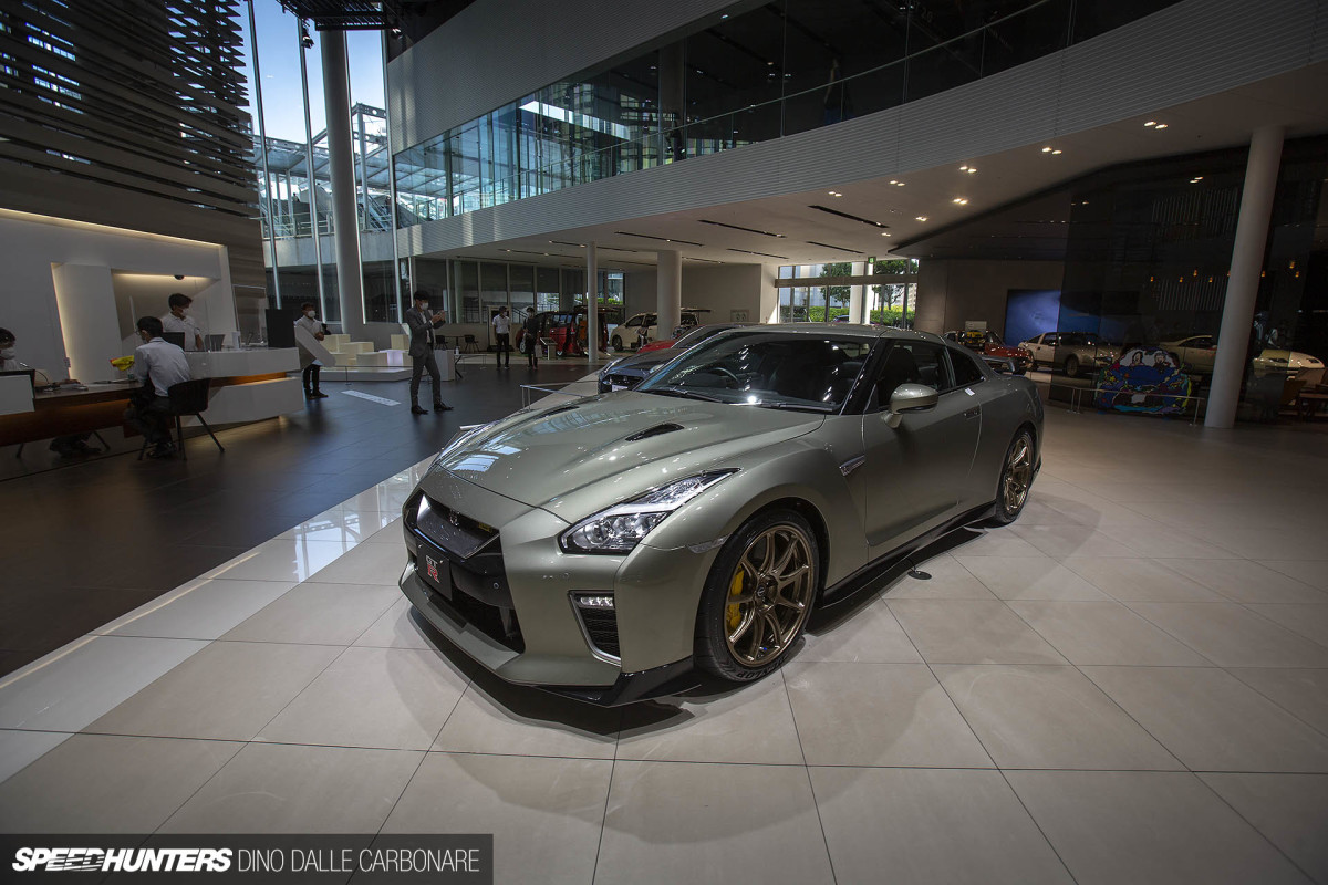 The exterior of 2021 Nissan GT-R R36 Skyline is looking sporty