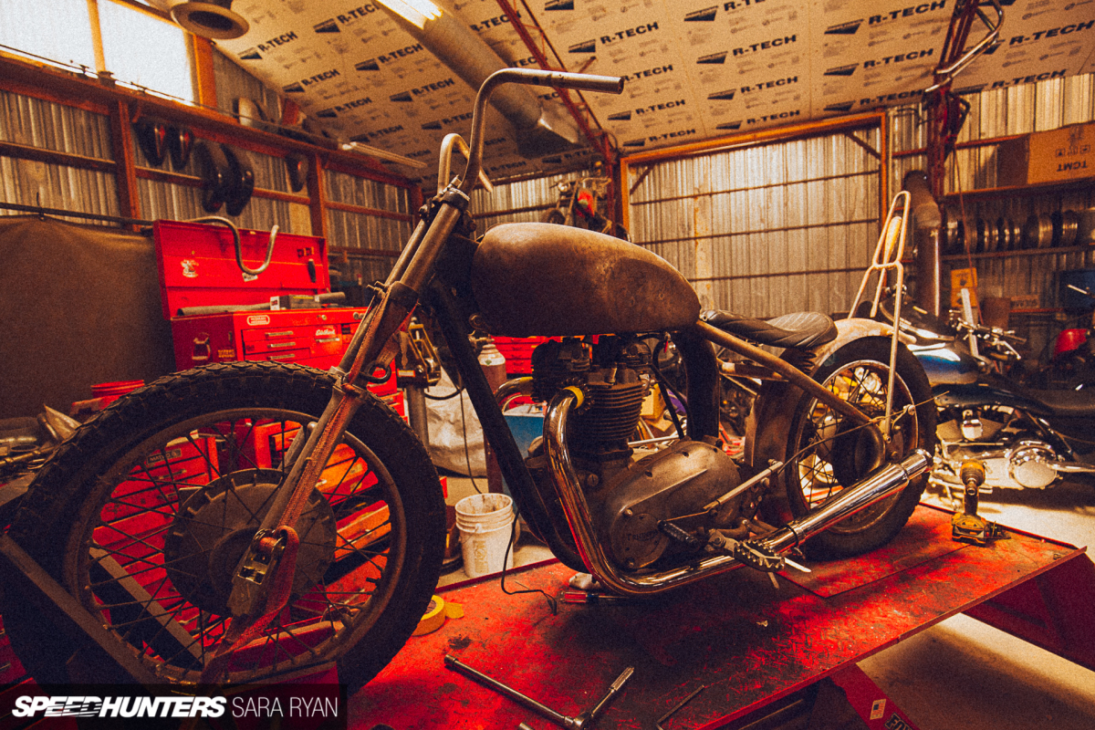 Turner’s Customs: A Dusty Motorcycle Menagerie