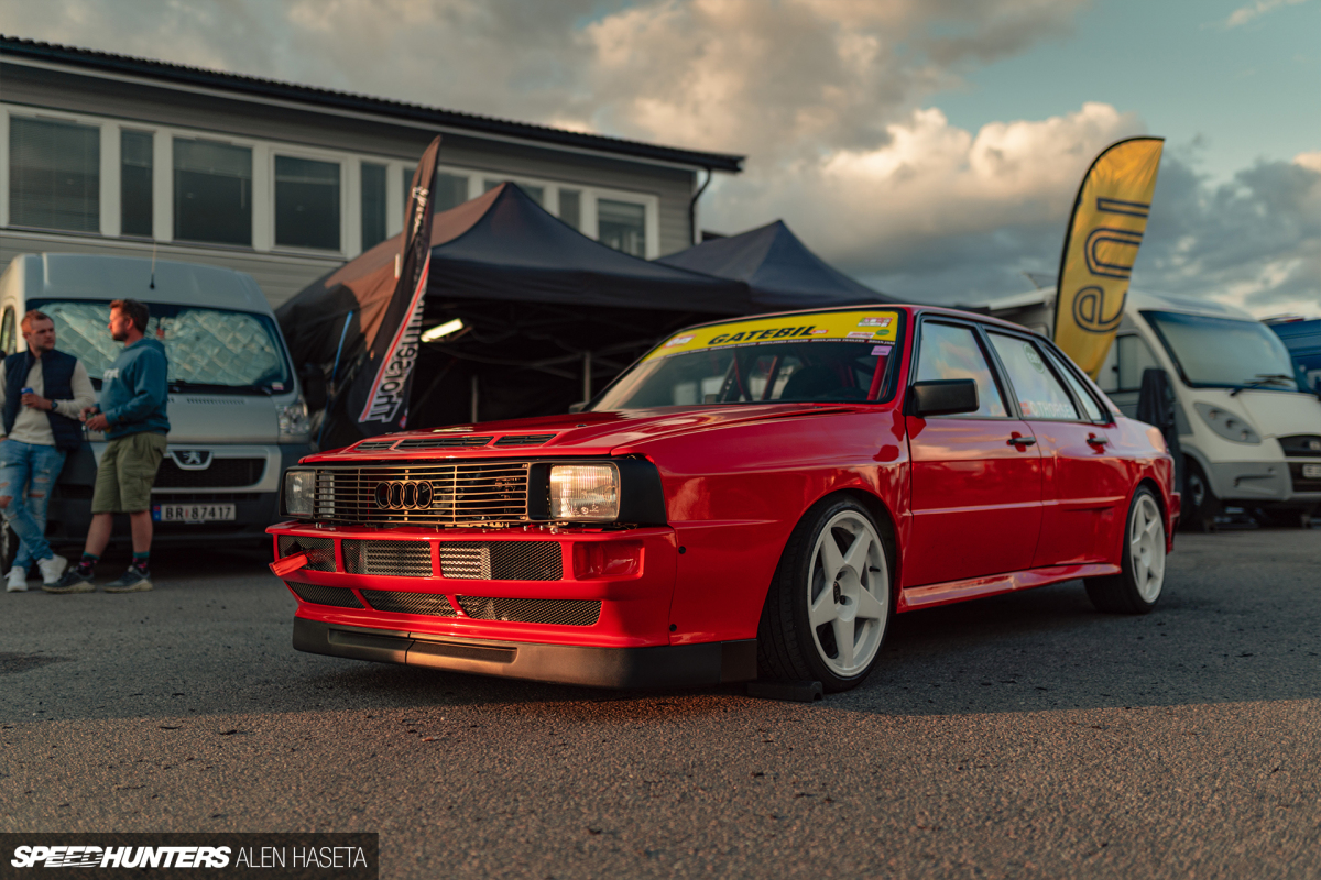 A Sport Quattro Themed Audi  Sedan Built For 4WD Drifting