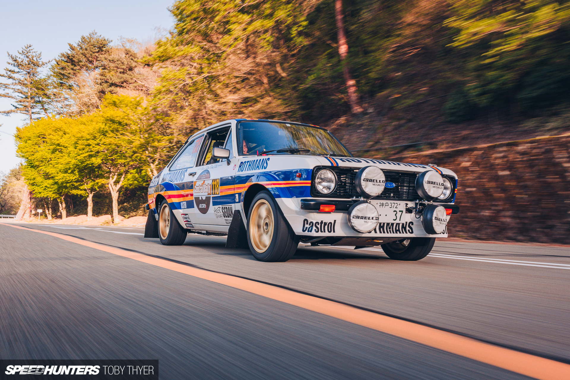 A Rally Replica Ford Escort In Japan