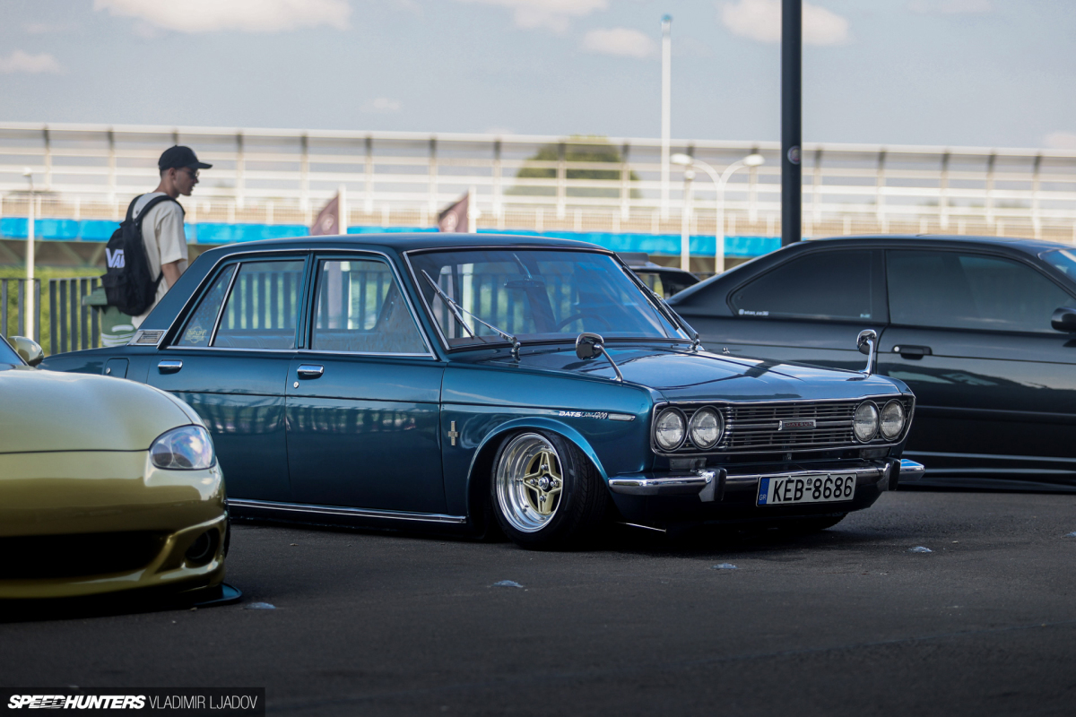 Simple Stance: A Rare ’68 Datsun 510 On Air