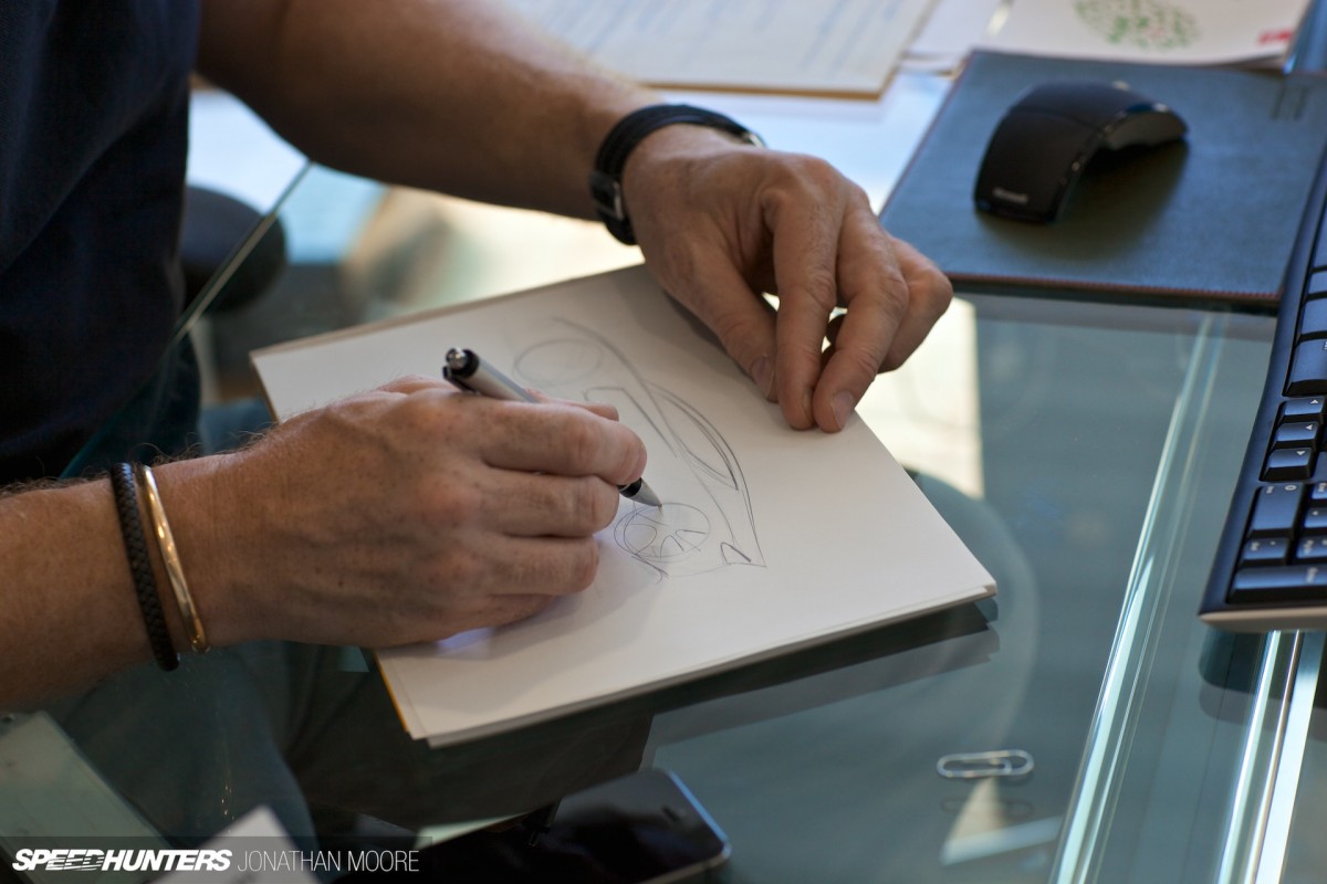 Marek Reichman, Aston Martin's Director Of Design, at the company's ...