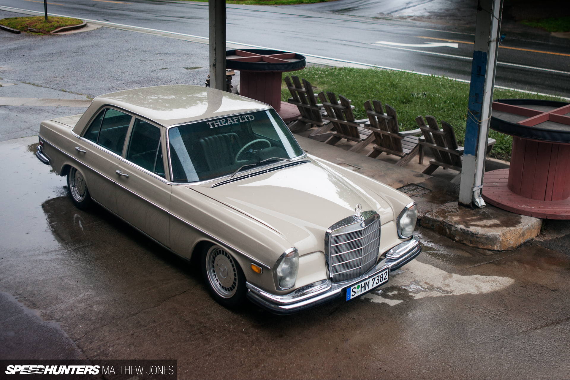 Old Benz, New Tricks: Slammed With a Small Block - Speedhunters