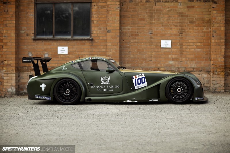 Photo shoot of the 2009 Morgan Aero 8 GT3 racecar which ran in that ...